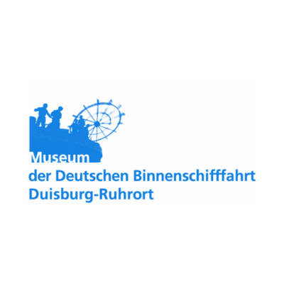 Logo Binnenschifffahrtsmuseum Duisburg für den Slider